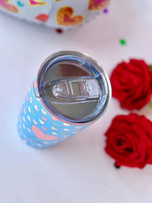 Custom Love vacuum tumbler
