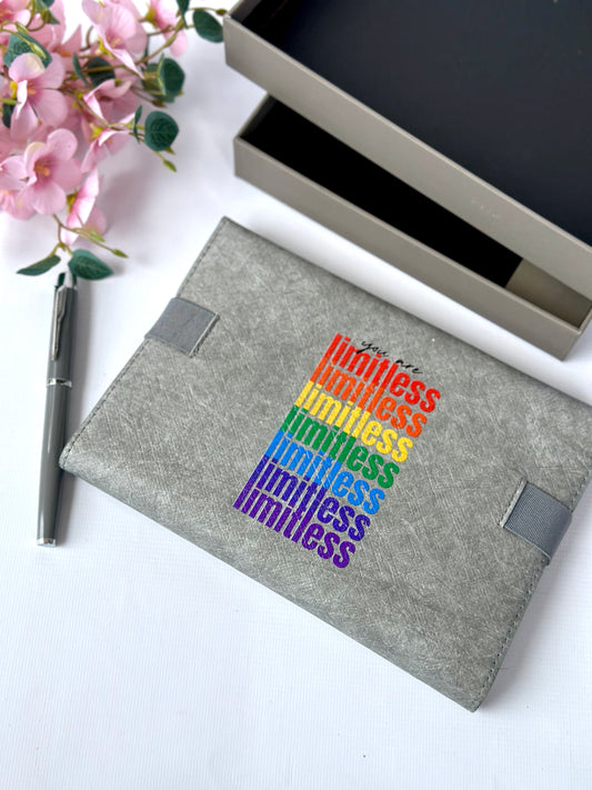 Soft leather Pouch with pen set