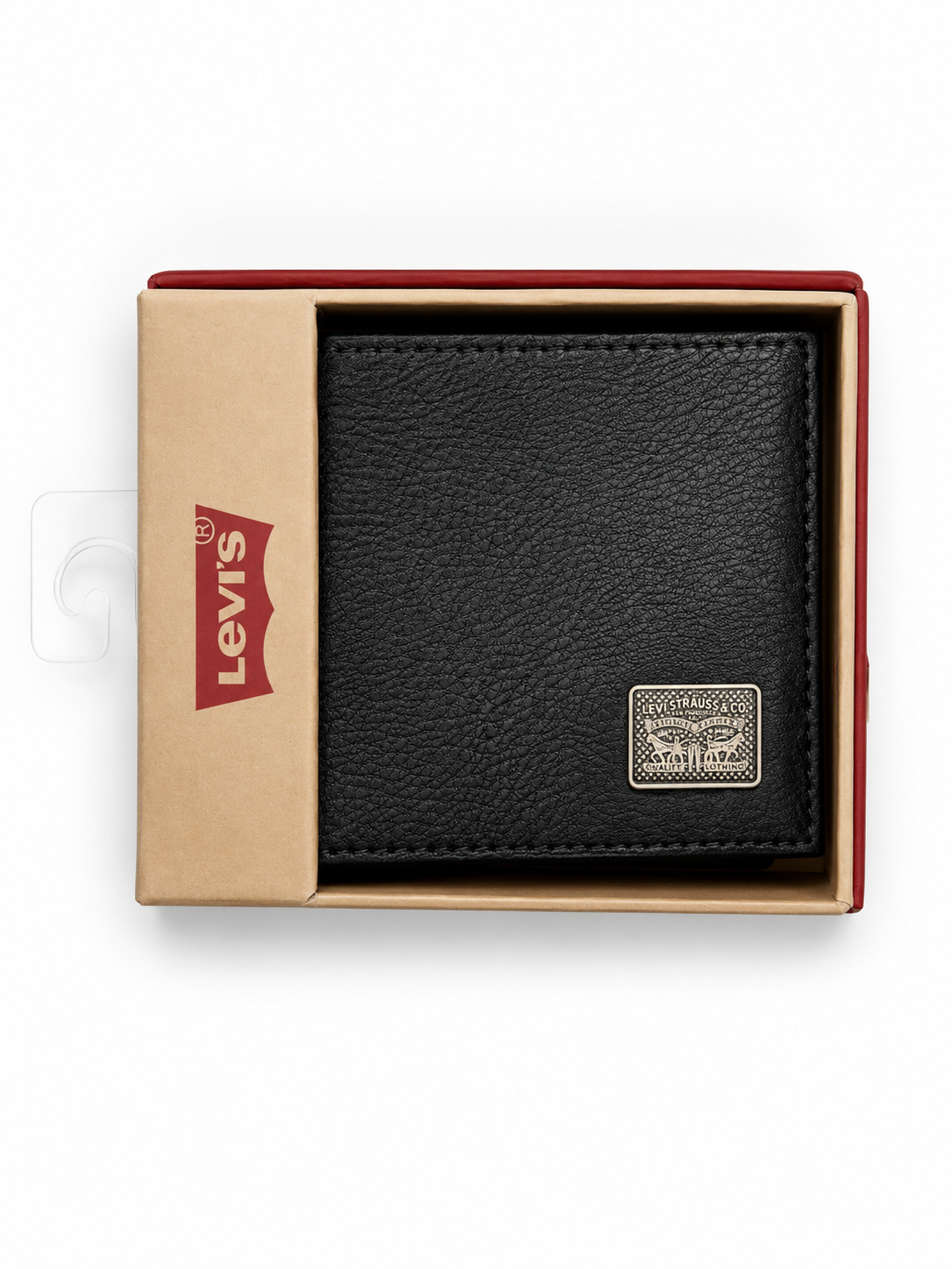 Levi’s Men’s Leather Wallet – Black