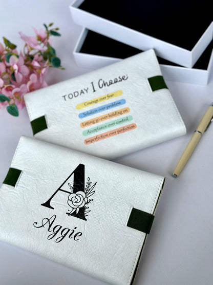 Soft leather Pouch with pen set
