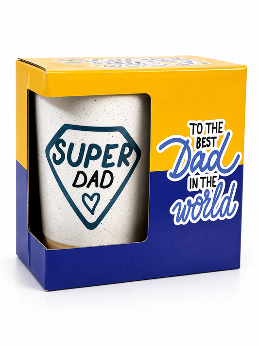 Super Dad Ceramic Mug Gift Set