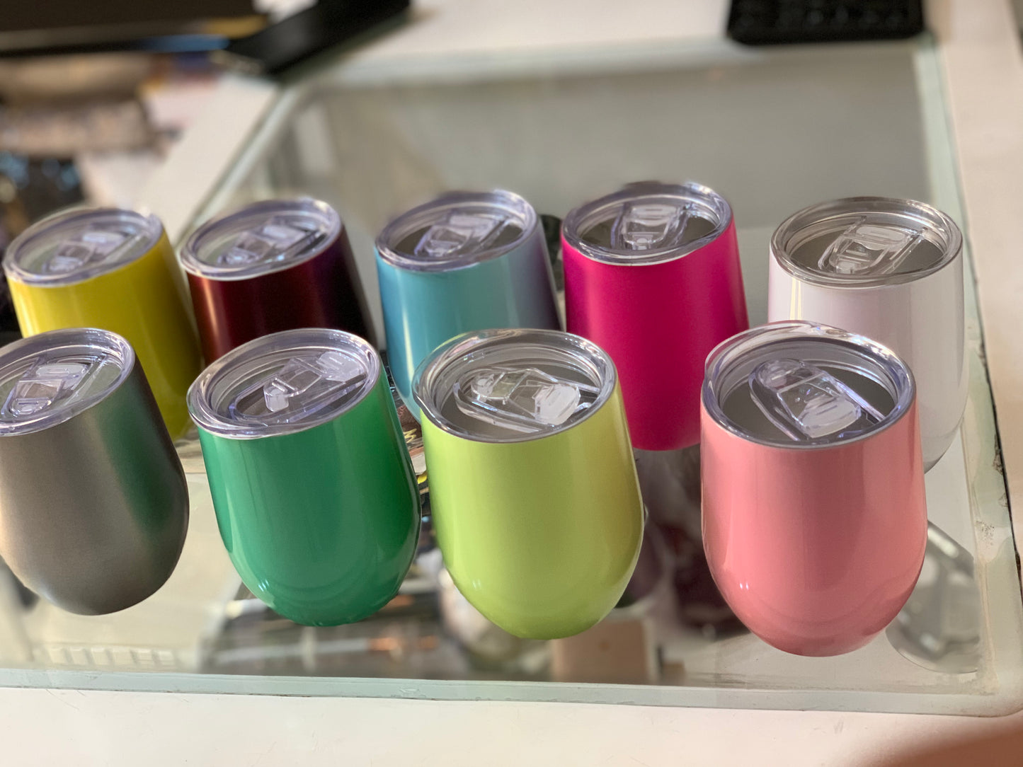 12oz Tumbler with lid, Double Wall Vacuum