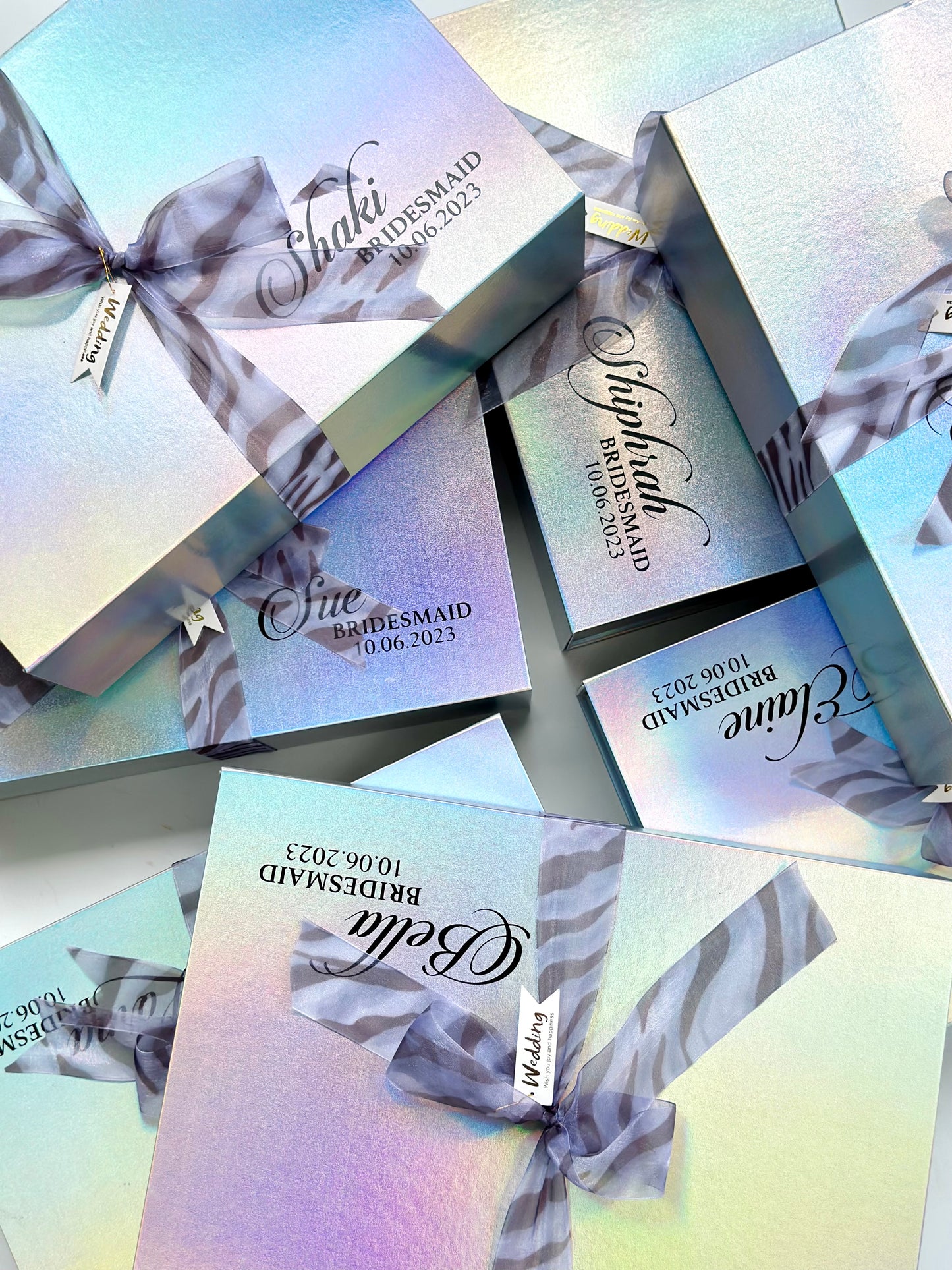 Luxury Maid of Honor Gift Box - Silk Robe & Moët