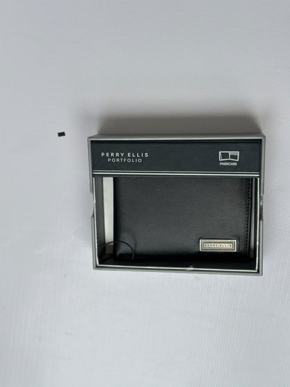 Perry Ellis Portfolio Men's Leather Wallet - Premium Bifold