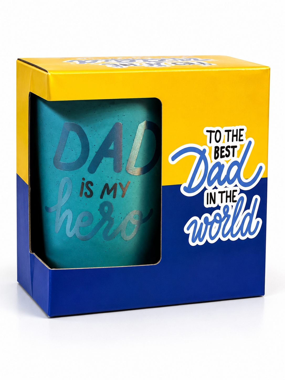 Dad Is My Hero” Ceramic Mug Gift Set