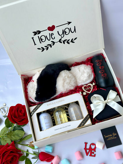 Love You to Slippers & Back - Valentine's Luxury Gift Set