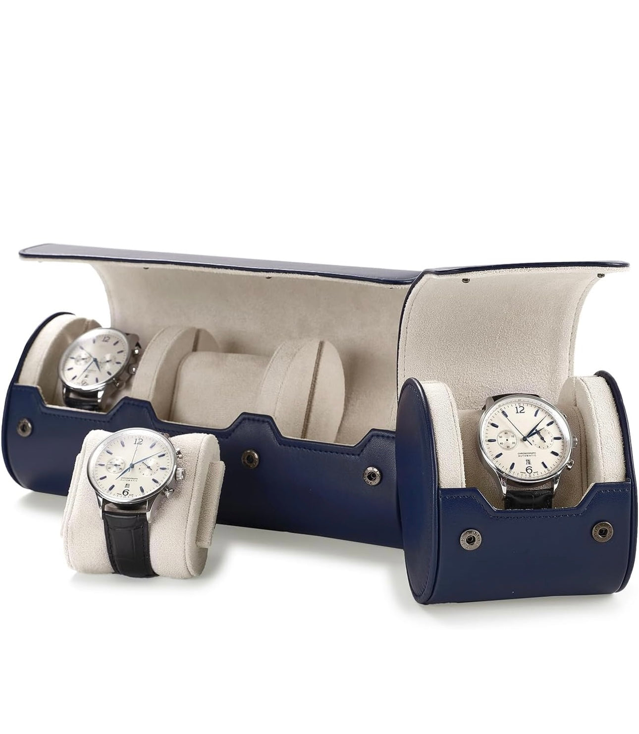 Luxury Leather travel watch Organizer