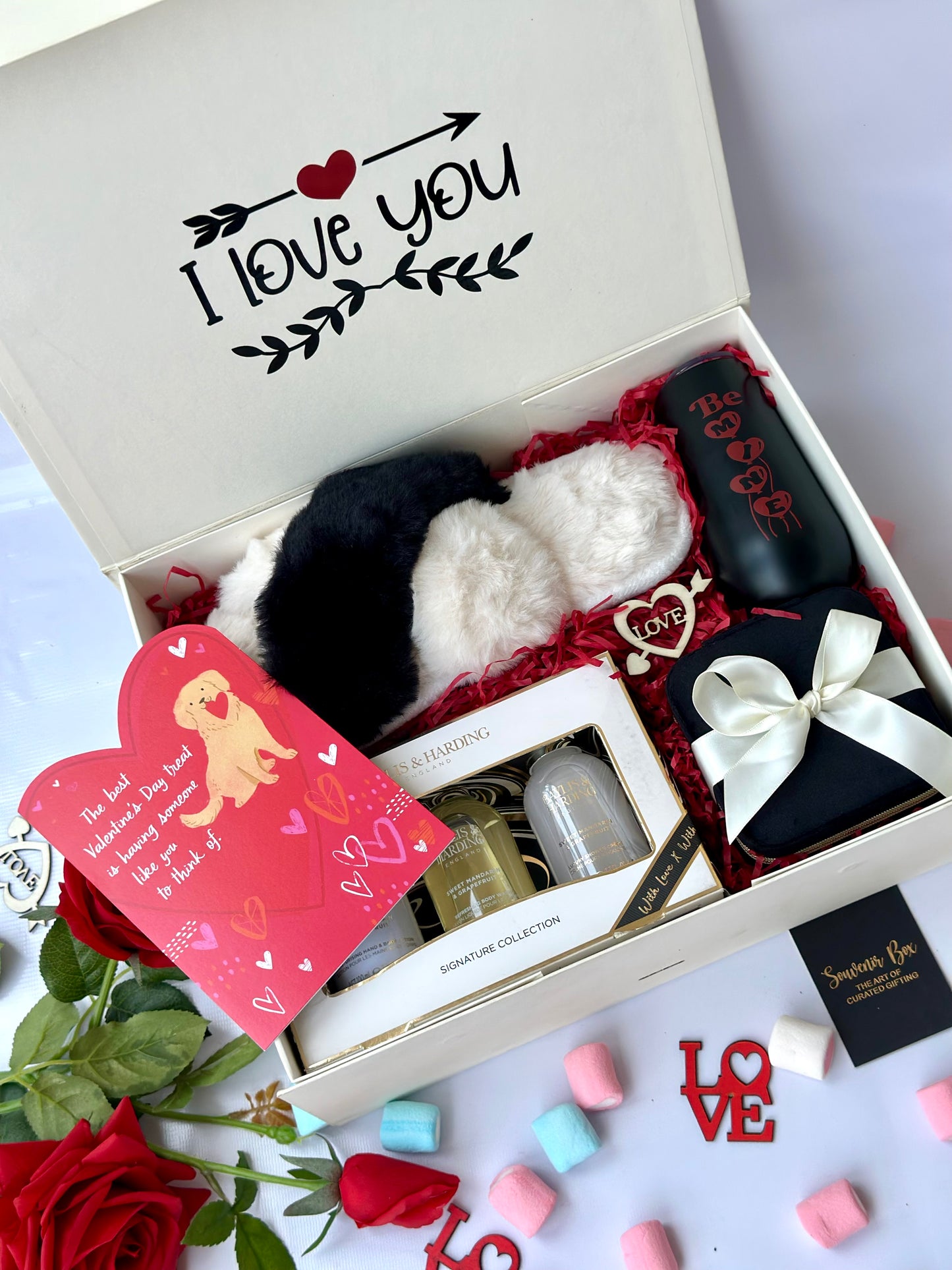 Love You to Slippers & Back - Valentine's Luxury Gift Set