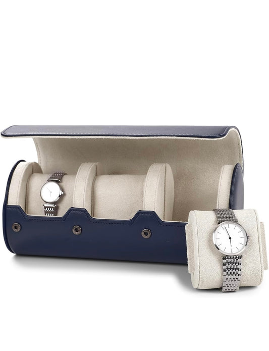 Luxury Leather travel watch Organizer