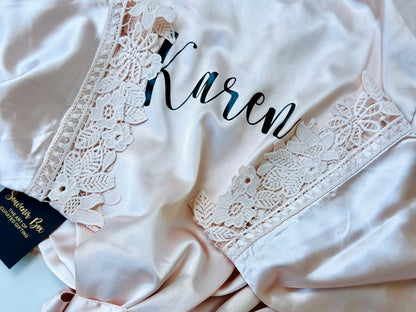 Bridesmaid Lace Robes