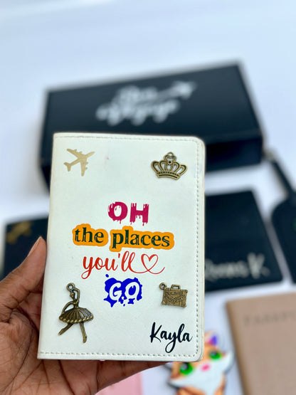 Personalized Passport cover and tag