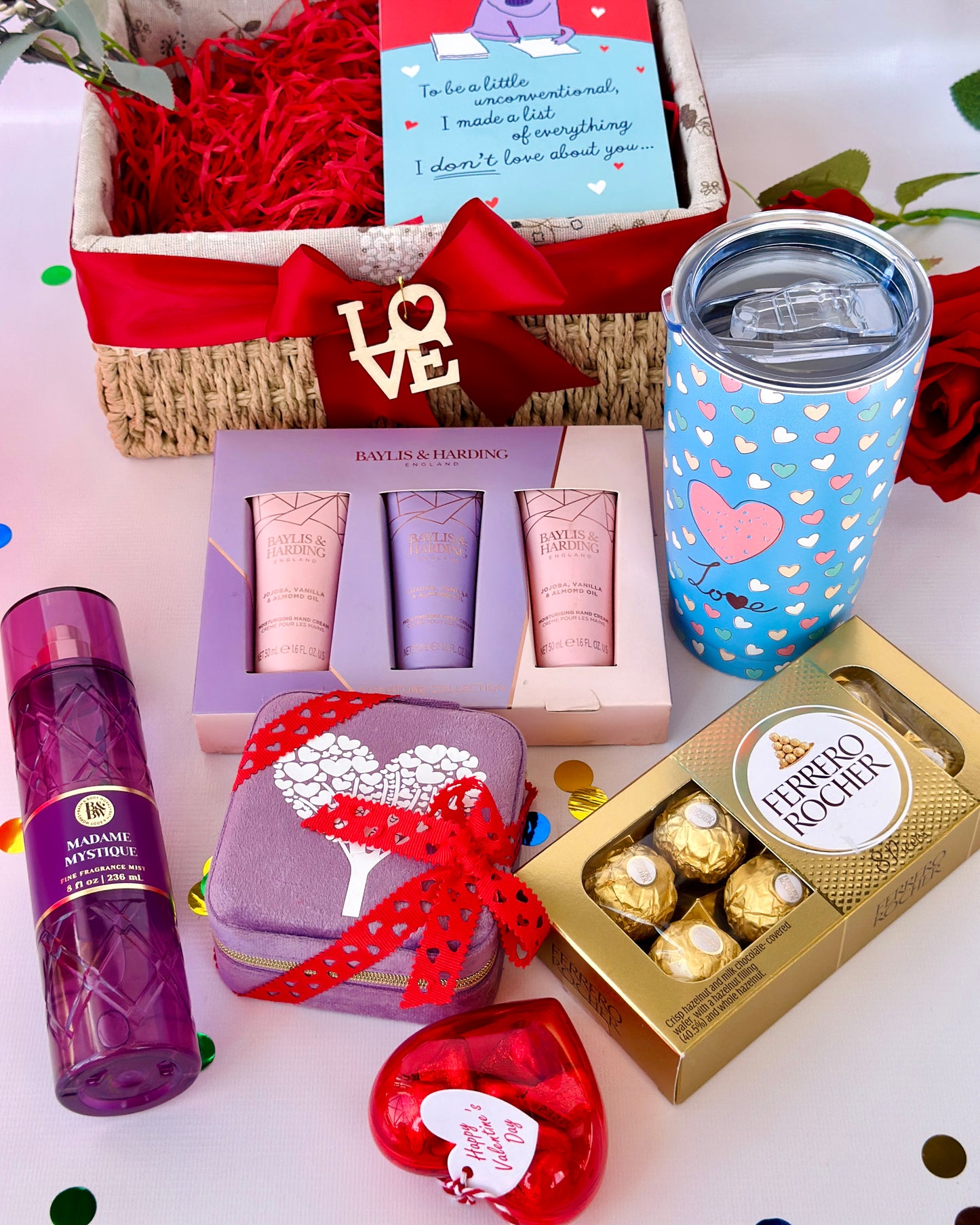 The Ultimate Expression of Love Gift Basket - Personalized Romance