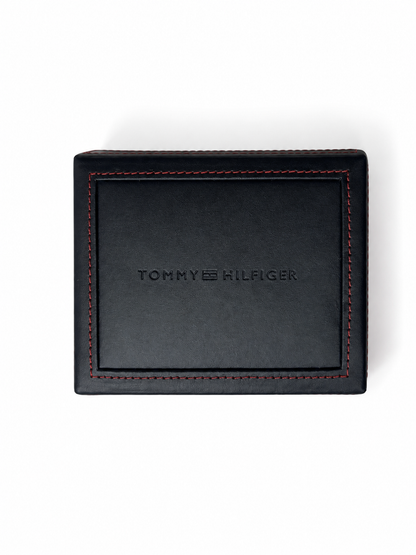 Tommy Hilfiger RFID Leather Wallet – Black