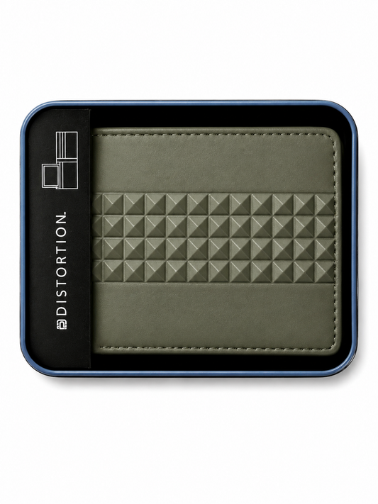 Distortion Textured Wallet